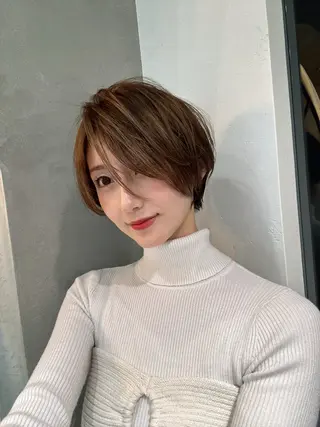 ショート 縮毛矯正/レイヤー taiga🧡のヘアスタイル