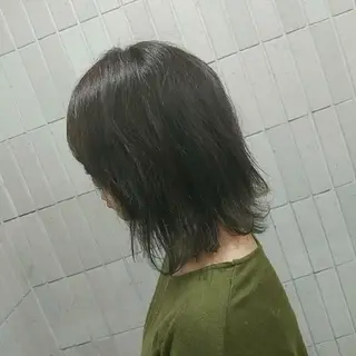 ミディアム カラー Cecilhair 店長松本のヘアスタイル