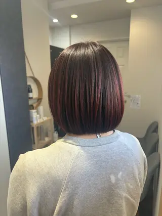 カラー 奥村 奈々加のヘアスタイル