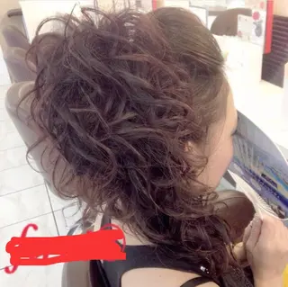 ヘアアレンジ 福永 里奈のヘアスタイル