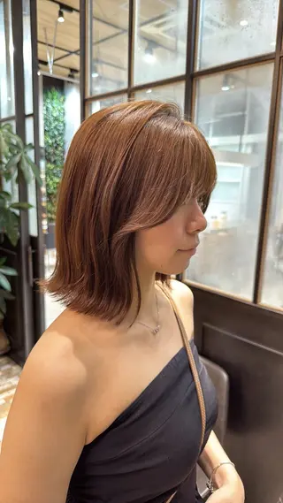 ショート レイヤーカット /momocaのヘアスタイル