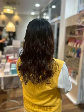 ミディアム パーマ 中林 優太のヘアスタイル