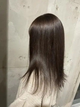 セミロング カラー SHOTO ハイトー ン/ブロンドカラーのヘアスタイル
