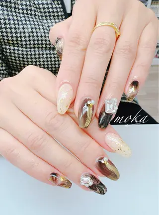 ネイル 胡蝶蘭レディースサロ ンNailMOKAのネイルデザイン
