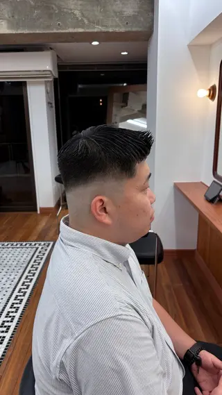 ショート メンズ メンズカット 髙橋創のヘアスタイル