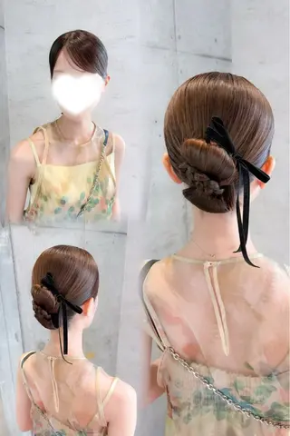 ヘアアレンジ はやしほのか| ヘアセット×カラーのヘアスタイル