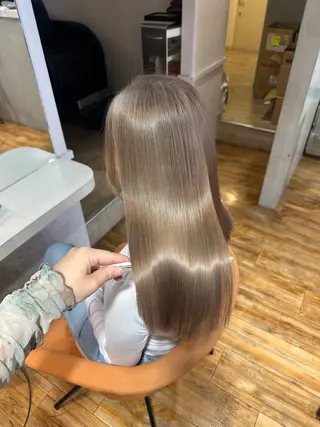 セミロング カラー 美髪/透明感カラー reikoのヘアスタイル