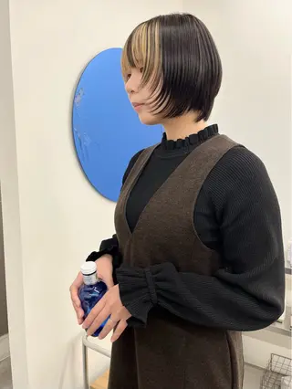 ショート カラー KEPKA ヤマグチ 天神 今泉のヘアスタイル