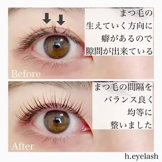 マツエク・マツパ h..eyelash ..Hiroのマツエク・マツパデザイン