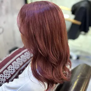 ミディアム 照井 美桜のヘアスタイル