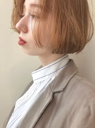 ショート カラー stylist　篠崎 憲一のヘアスタイル