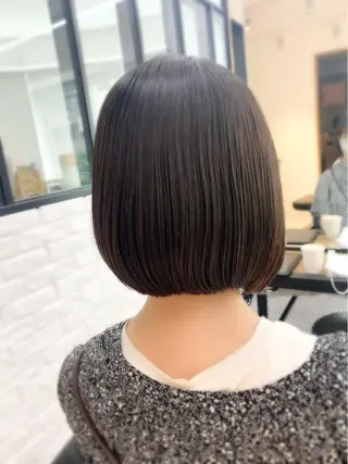 ミディアム カラー パーマ ヘアアレンジ メンズ キッズ ネイル マツエク・マツパ アイブロウ 似合せレイヤー/ 柔らか透明感カラーのヘアスタイル