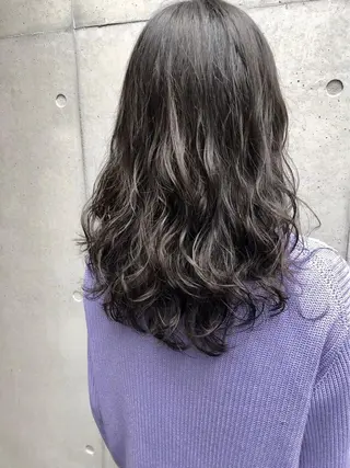 ロング パーマ ヘアアレンジ ボブパーマコテ巻き風 パーマNo1深江秀平のヘアスタイル