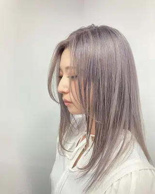 ミディアム カラー 前田 雄のヘアスタイル