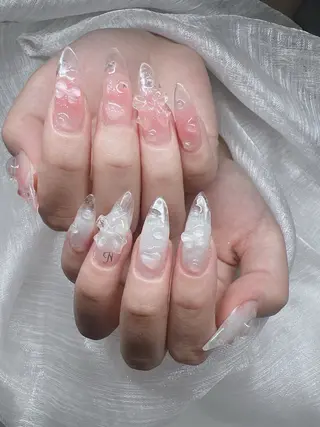 ネイル Lee Nails チップ長さだし専門店のネイルデザイン