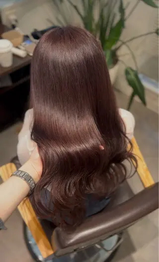 ロング Ami♡表参道/艶髪 ピンク/盛れカットのヘアスタイル