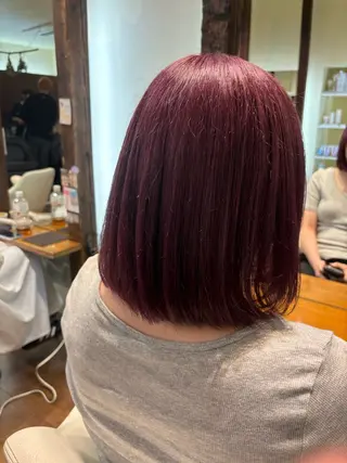 セミロング 【ハイトーン特化】 🦋森山陽向/大宮のヘアスタイル