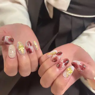 ネイル 栗田 ゆう子のネイルデザイン