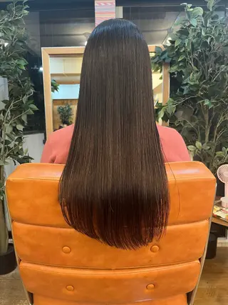 ロング ⚪️髪質改善 縮毛 店長 コウ⚪️のヘアスタイル