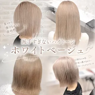 ミディアム カラー 🔆ハイトーン 🔆AYAKAのヘアスタイル