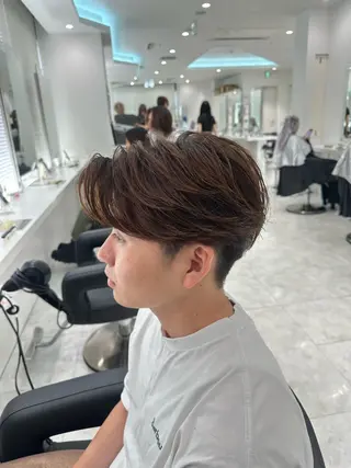 ショート カラー メンズ 🐺韓国風メンズ特化 あさひ🐺のヘアスタイル