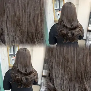ロング カラー 髙橋 李里亜のヘアスタイル