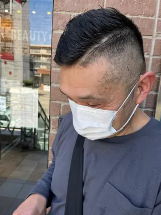 ショート カラー パーマ ヘアアレンジ メンズ キッズ ネイル マツエク・マツパ アイブロウ 久木原 ゆりのヘアスタイル