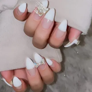 ネイル &U新松戸 スカルプ パラジェルフィルインのネイルデザイン