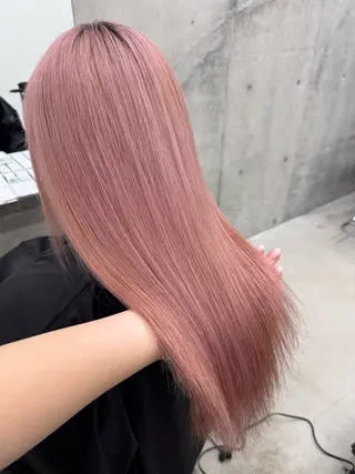 カラー Asami／名古屋／ ハイトーン／デザインのヘアスタイル