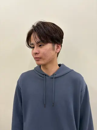 カラー メンズ 【似合わせカット】 谷口海斗のヘアスタイル