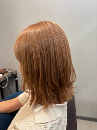 ミディアム カラー レイヤー✂︎透明感/ 艶カラー🤍noaのヘアスタイル