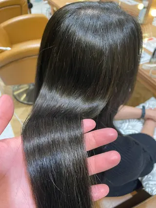 ロング カラー 縮毛矯正/レイヤー taiga🧡のヘアスタイル