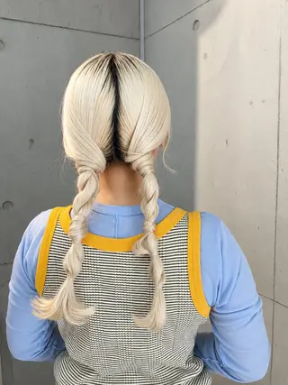 セミロング ヘアアレンジ [lani ] konatsuのヘアスタイル