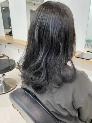 ミディアム カラー レイヤーボブ/ボブ 仲川和人のヘアスタイル