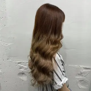 ロング カラー 🧡艶髪/エクステ 🫧🧡YUKI❄️のヘアスタイル