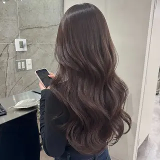 ロング カラー 🎀韓国レイヤー/シ ョート×透明感カラーのヘアスタイル