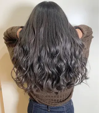 ロング カラー 樫原裕二/似合わせ カット/透明感カラーのヘアスタイル