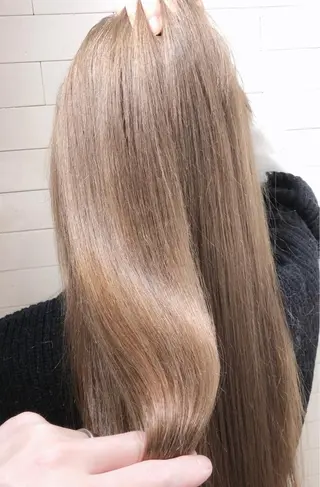 ロング カラー パーマ ヘアアレンジ バレイヤージュ 藤沢 髪質改善 竹内ケンゴのヘアスタイル