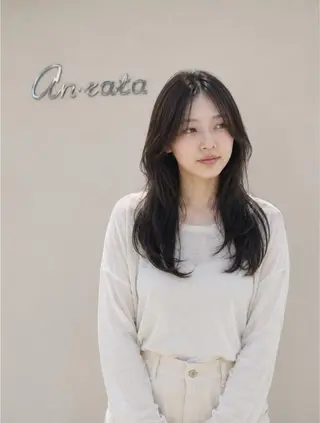 ロング an・rata/ 当日OK/和歌山市駅のヘアスタイル