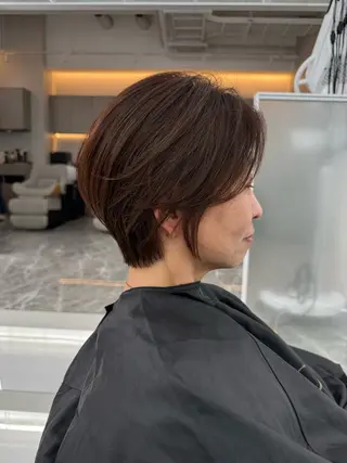 ショート カラー 無料募集/大人可愛い ショートカット 日向のヘアスタイル