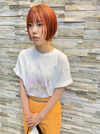 ミディアム カラー パーマ ヘアアレンジ メンズ キッズ ネイル マツエク・マツパ tatsumi/ボブ ウルフ/レイヤーのヘアスタイル