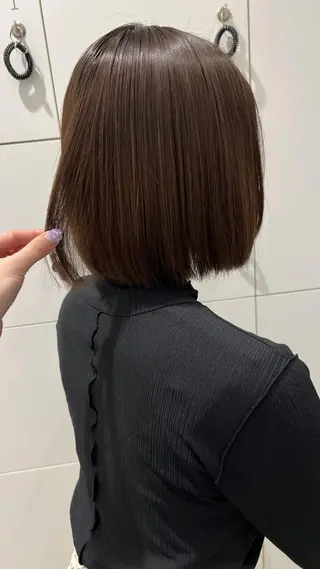 ショート ️🫧透明感カラー& 髪質改善🎀いさきのヘアスタイル