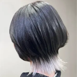 ショート カラー レイヤー💫Wカラー 🍎森貝洋亮🍎のヘアスタイル