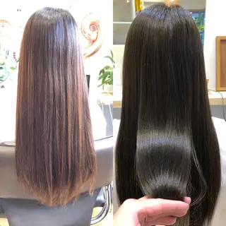 ロング 白髪ぼかしハイライト 💫ミネ ヒロシのヘアスタイル