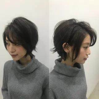 ショート 渋谷レイヤーカット❌ 縮毛矯正専門/武田涼のヘアスタイル