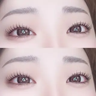 マツエク・マツパ 束感まつパ/ワンホン 𝐑𝐈𝐊𝐎🎀のマツエク・マツパデザイン
