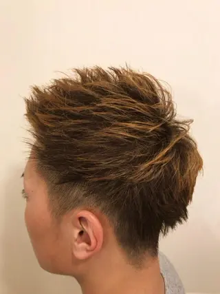 ショート カラー メンズ Cecilhair セシルヘアー神戸元町のヘアスタイル