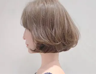 ミディアム パーマ 阪上 沙織のヘアスタイル