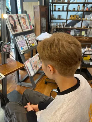 ショート カラー メンズ NAGONSTYLE 高塩知輝のヘアスタイル