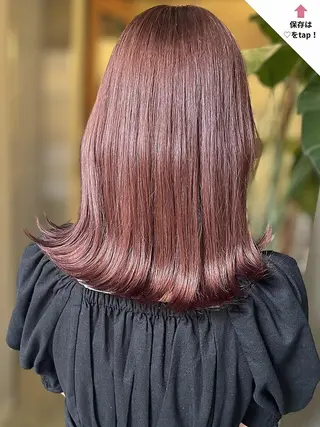 ミディアム カラー TIGRE tenjinのヘアスタイル